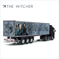 Tamiya 56319 56302 The Witcher Movie Trailer Reefer Semi Box Huge Side Decals Stickers Kit