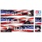 USA Patriotic Flag Tamiya 56319 56302 Eagle Reefer Semi Box Trailer Side Huge Decals Stickers Set - USA Patriotic Flag Tamiya 56319 56302 Eagle Reefer Semi Box Trailer Side Huge Decals Stickers Set