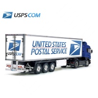 Tamiya 56319 56302 USPS USA Main Post Trailer Reefer Semi Box Huge Side Decals Stickers Set