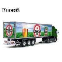 Tamiya 56319 56302 BECK'S Germany Beer Trailer Reefer Semi Box Huge Side Decals Stickers Set