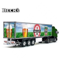Tamiya 56319 56302 BECK'S BECKS Beer Trailer Reefer Semi Box Huge Side Decals Stickers Kit