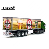 Tamiya 56319 56302 BECK'S Germany Imported Beer Trailer Reefer Semi Box Huge Side Decals Stickers Kit
