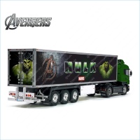 Tamiya 56319 56302 Marvel Avengers HULK Movie Style Trailer Reefer Semi Box Huge Side Decals Stickers Kit