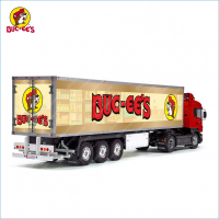 Tamiya 56319 56302 USA Buc-ee's Gas Station Trailer Reefer Semi Box Huge Side Stickers Decals Kit