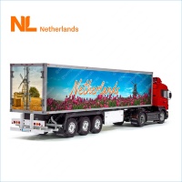 The Netherlands Tulips NL Holland Tamiya 56319 56302 Reefer Semi Box Trailer Side Huge Decals Stickers Set