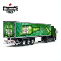 Tamiya 56319 56302 Beer Sponsor Beer Trailer Reefer Semi Box Huge Side Decals Stickers Set