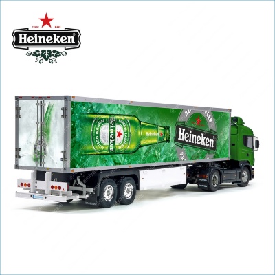 Beer Sponsor Tamiya 56319 56302 Trailer Reefer Semi Box Huge Side Decals Stickers Kit 