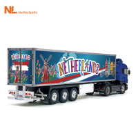 Patriotic The Netherlands NL Holland Tamiya 56319 56302 Reefer Semi Box Trailer Side Huge Decals Stickers Kit