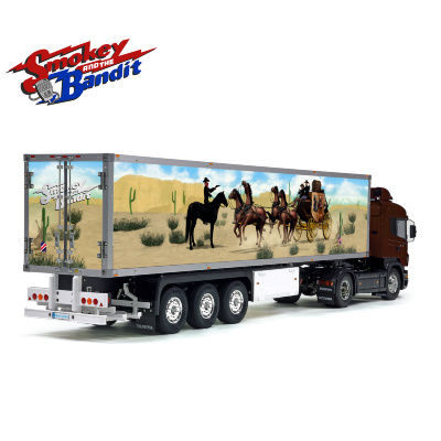 Tamiya 56319 56302 Reefer Box Trailer SMOKEY and THE BANDIT Style Side Decals Stickers Kit 