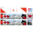 The Best Country Canada Flag Tamiya 56319 56302 Patriotic Reefer Semi Box Trailer Side Huge Decals Stickers Kit - 