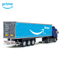 Tamiya 56319 56302 Amazon Prime New Blue Trailer Reefer Semi Box Huge Side Decals Stickers Set