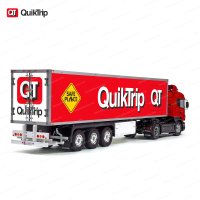 Tamiya 56319 56302 QuikTrip US QT Markets Trailer Reefer Semi Box Huge Side Decals Stickers Set
