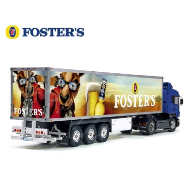 Foster&#039;s Australian Beer Tamiya 56319 56302 Trailer Reefer Semi Box Huge Side Decals Stickers Kit 