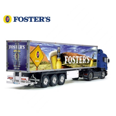 Foster&#039;s Gold Australian Beer Tamiya 56319 56302 Trailer Reefer Semi Box Huge Side Decals Stickers Kit 