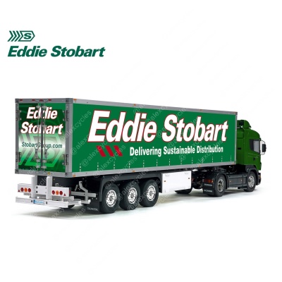 Eddie Stobart Delivering Sustainable Distribution Tamiya 56319 56302 Trailer Reefer Semi Box Huge Side Decals Stickers Set 