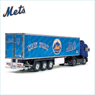Tamiya 56319 56302 Mets New York NY Baseball Trailer Reefer Semi Box Huge Side Decals Stickers Kit 