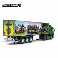 Tamiya 56319 56302 Minecraft Design Trailer Reefer Semi Box Huge Side Decals Stickers Kit