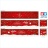 Tamiya 56319 56302 Merry CHRISTMAS and a Happy New Year Red Trailer Reefer Semi Box Huge Side Decals Stickers Set - Tamiya 56319 56302 Merry CHRISTMAS and a Happy New Year Red Trailer Reefer Semi Box Huge Side Decals Stickers Set