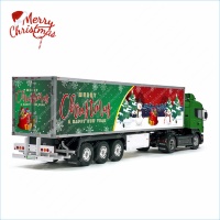 Tamiya 56319 56302 Merry CHRISTMAS and a Happy New Year Trailer Reefer Semi Box Huge Side Decals Stickers Kit