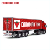 Tamiya 56319 56302 Canadian Tire Shop Canada's Top Department Store Trailer Reefer Semi Box Huge Side Decals Stickers Set