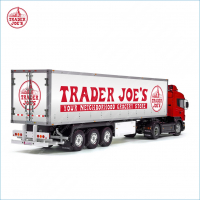 Tamiya 56319 56302 Trader Joe's American Store Trailer Reefer Semi Box Huge Side Stickers Decals Kit