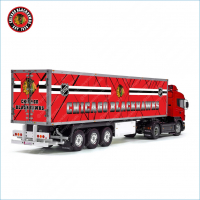 Tamiya 56319 56302 NHL Chicago Blackhawks Hockey Trailer Reefer Semi Box Huge Side Stickers Decals Kit