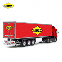 Tamiya 56319 56302 LINFOX SUPPLY CHAIN SOLUTIONS Company Trailer Reefer Semi Box Huge Side Decals Stickers Kit