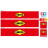 Tamiya 56319 56302 LINFOX SUPPLY CHAIN SOLUTIONS Company Trailer Reefer Semi Box Huge Side Decals Stickers Kit - Tamiya 56319 56302 LINFOX SUPPLY CHAIN SOLUTIONS Company Trailer Reefer Semi Box Huge Side Decals Stickers Kit