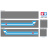 Tamiya 56319 56302 TRANSFORMERS Trailer Reefer Semi Box Huge Side Decals Stickers Kit - 