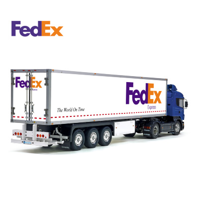 FedEx Post Tamiya 56319 56302 Reefer Box Trailer Decals Stickers Set Kit 